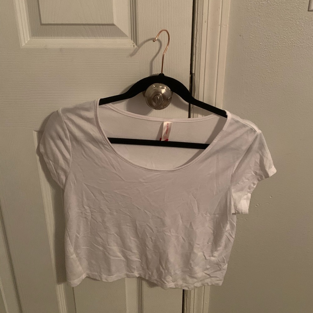 White Crop Top